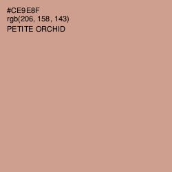 #CE9E8F - Petite Orchid Color Image